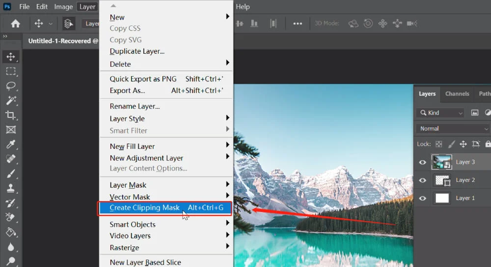 How to Create a Clipping Mask in Photoshop