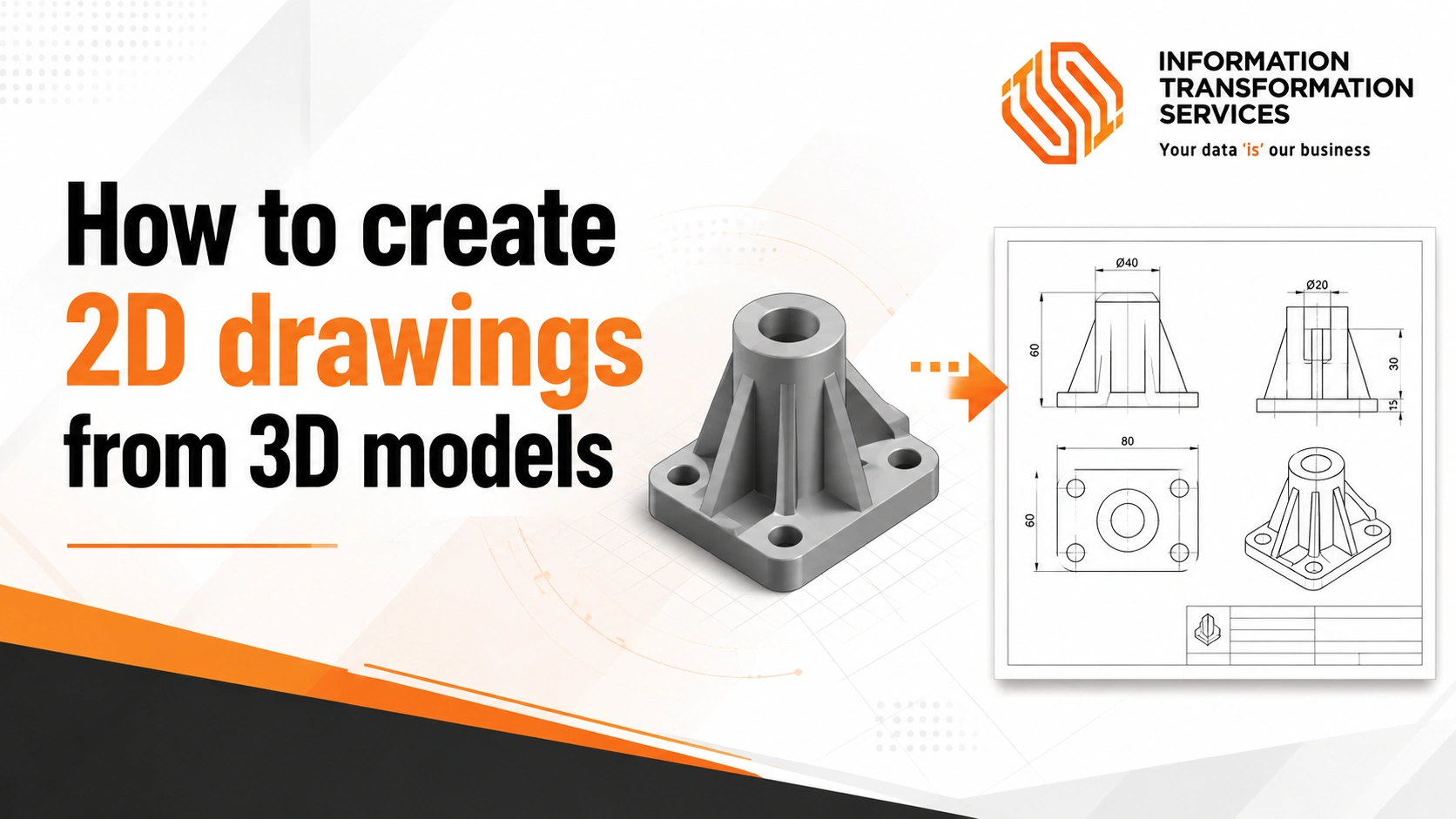 How to create 2D drawings from 3D models