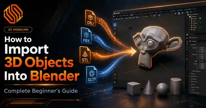 How to Import 3D Objects Into Blender Complete Beginner's Guide
