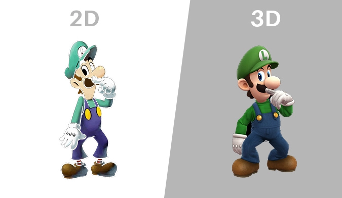 Difference Between 2D and 3D