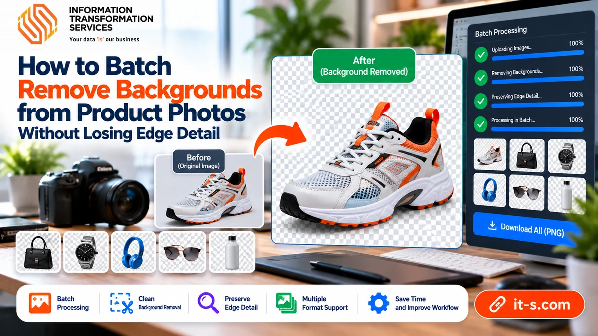 How to Batch Remove Backgrounds From Product Photos Without Losing Edge Detail