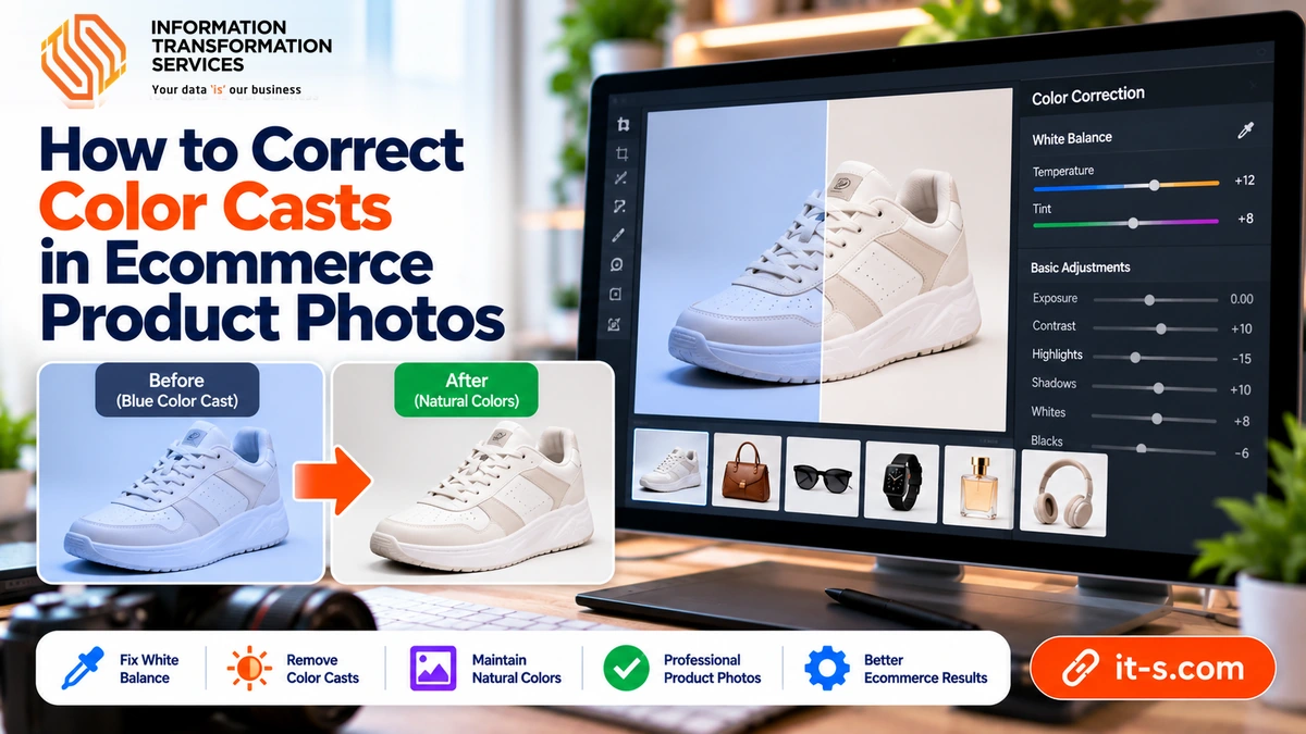 How to Correct Color Casts in Ecommerce Product Photos