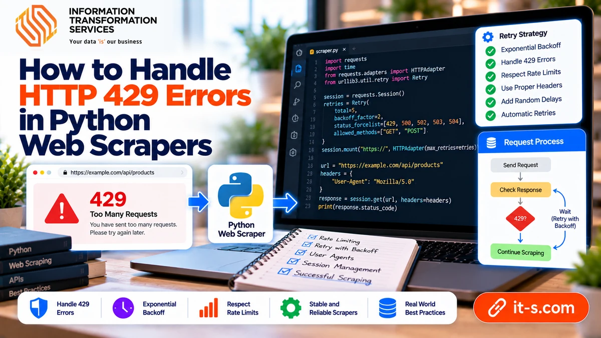 How to Handle HTTP 429 Errors in Python Web Scrapers