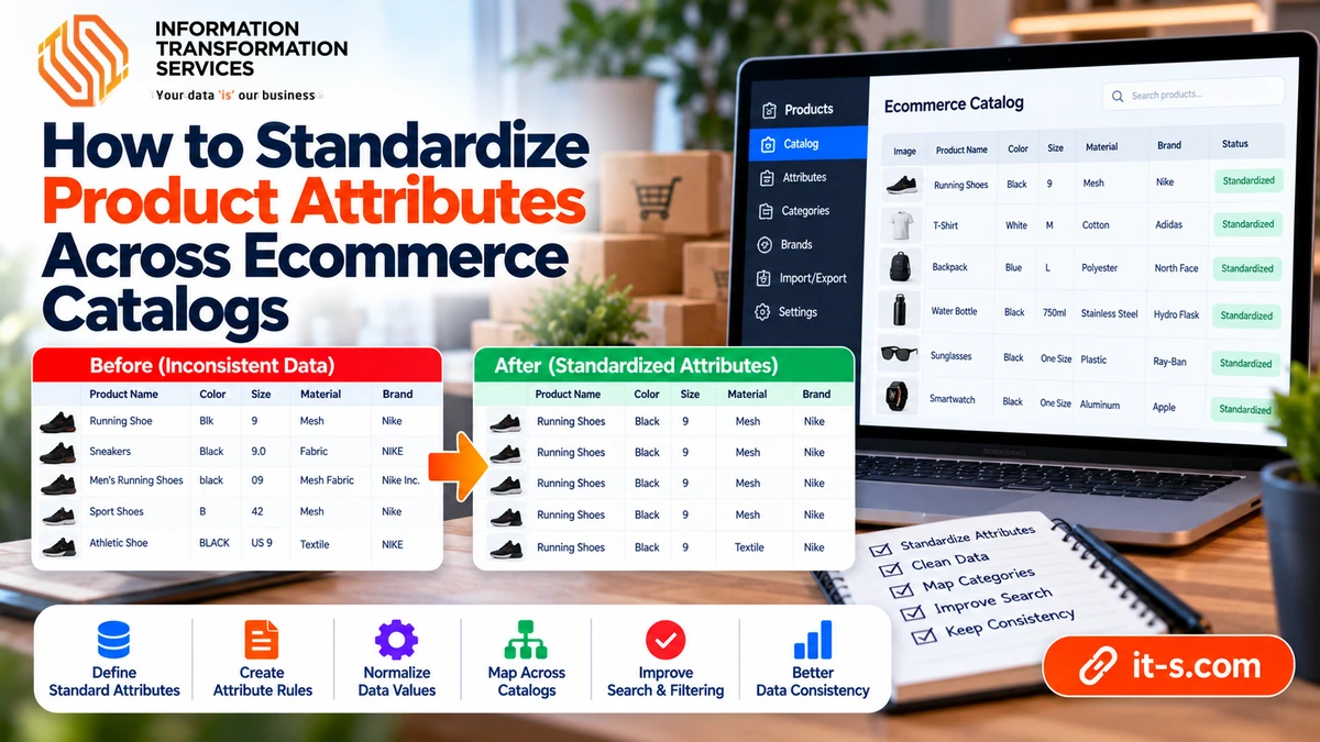 How to Standardize Product Attributes Across Ecommerce Catalogs