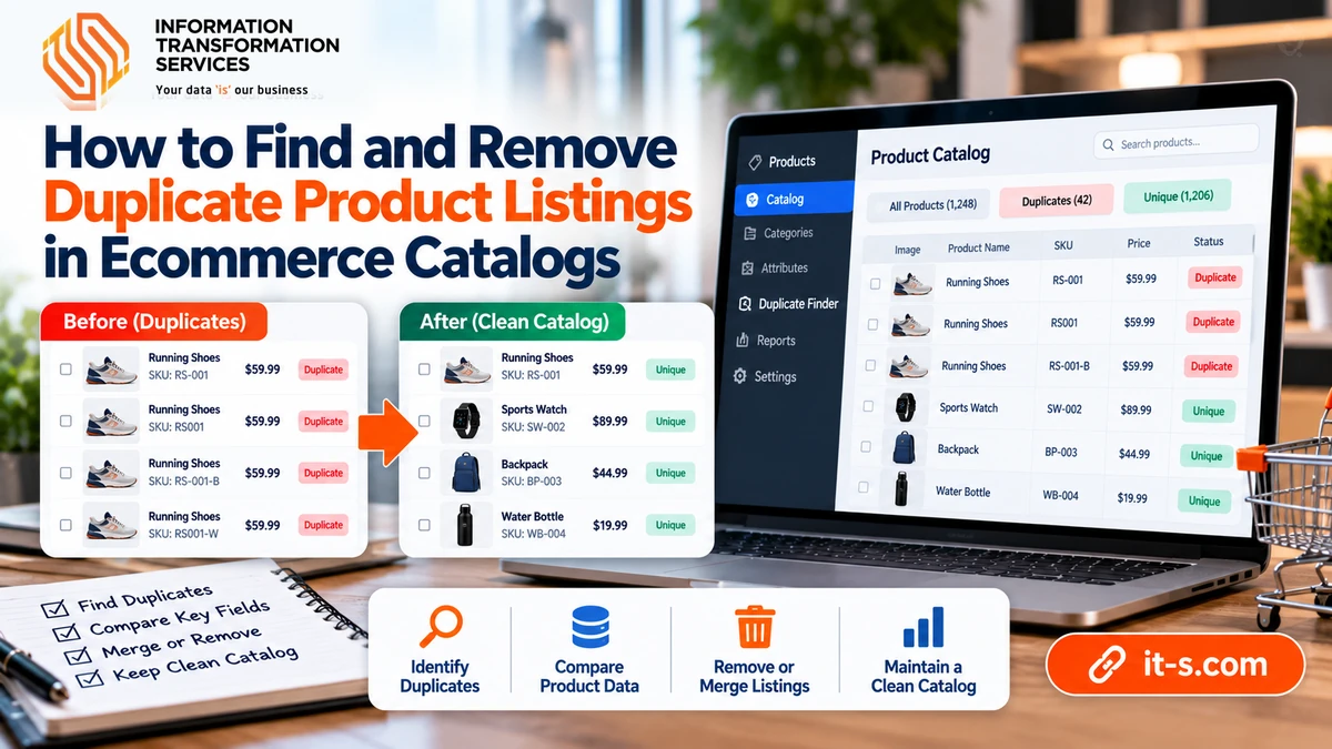 How to Find and Remove Duplicate Product Listings in Ecommerce Catalogs