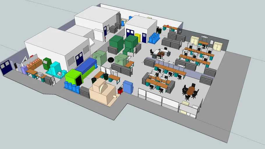 Factory Layout | 3D Warehouse