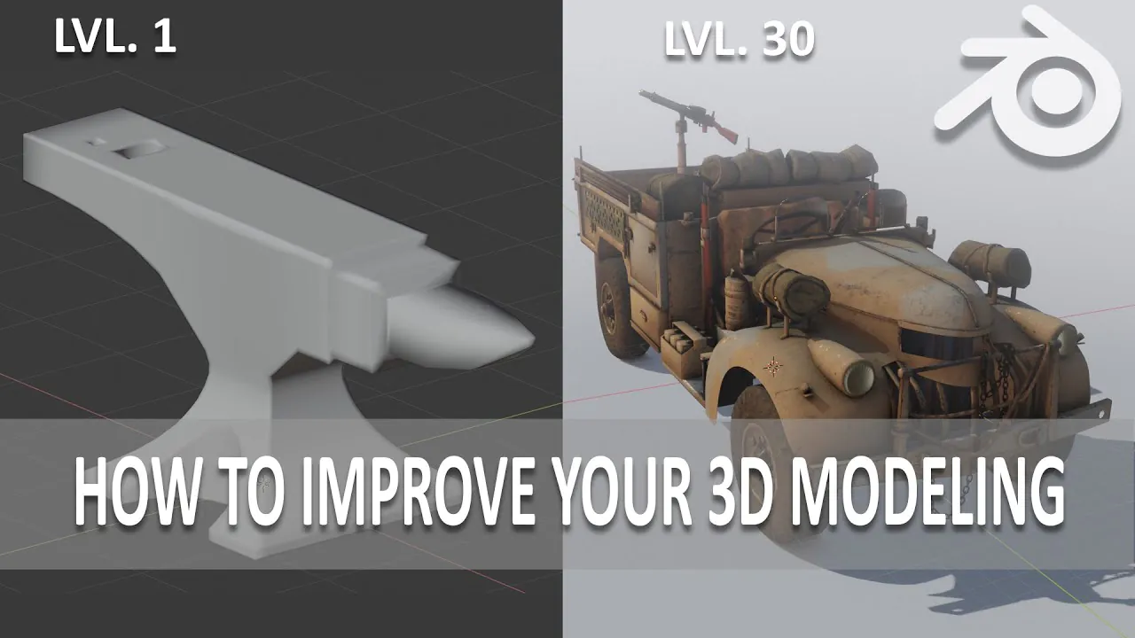 10 tips to Improve your 3d modeling skills - YouTube