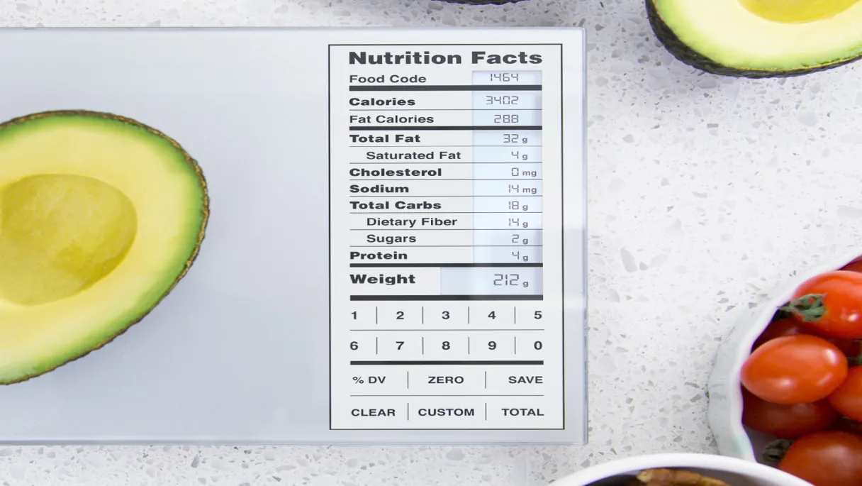 Nutrition Facts Food Scale | Greater Goods