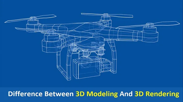 Difference between 3d modelling & 3d rendering