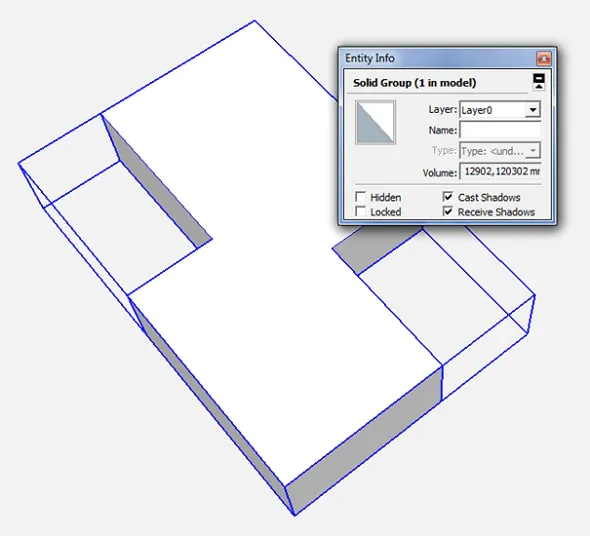 create solid sketchup 3d model