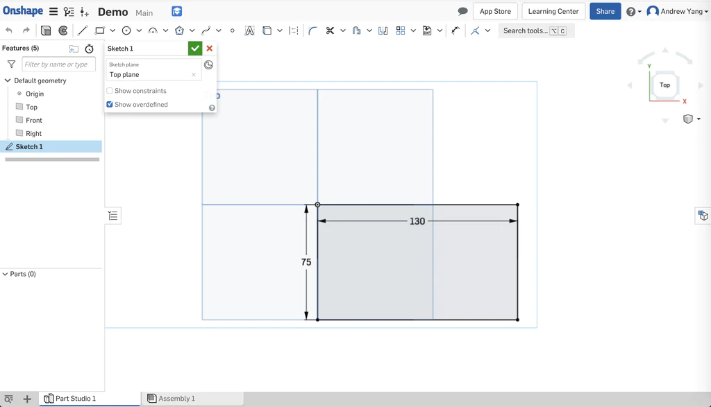 Creating a Sketch