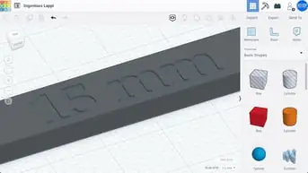 Customize your models created in Tinkercad by adding text