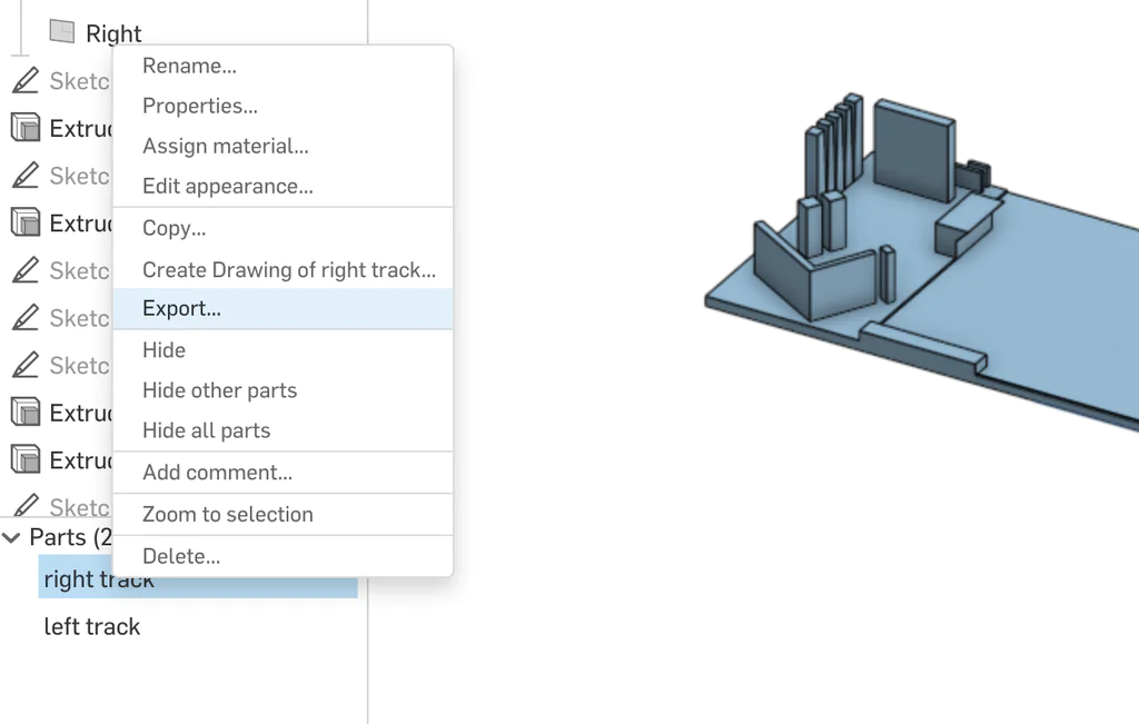 Export the Design