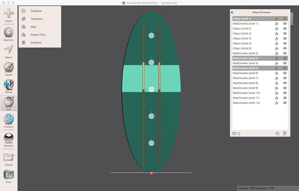 Solved: How To: Automate 1" slicing with registration plugs / dowels? - Autodesk Community - Netfabb