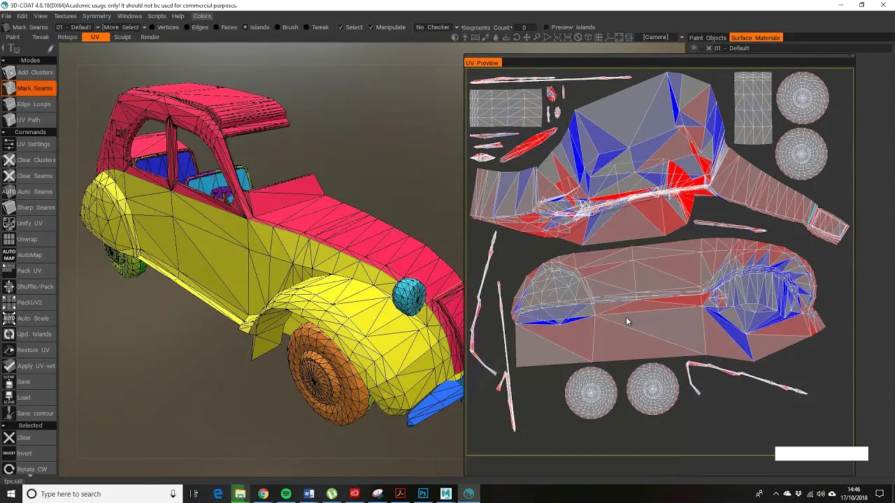 3D Coat: Quick UV Unwrapping & Texturing - YouTube