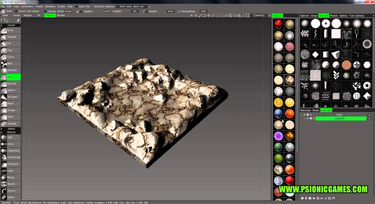 3D Coat - Sculpting a rocky floor video - YouTube