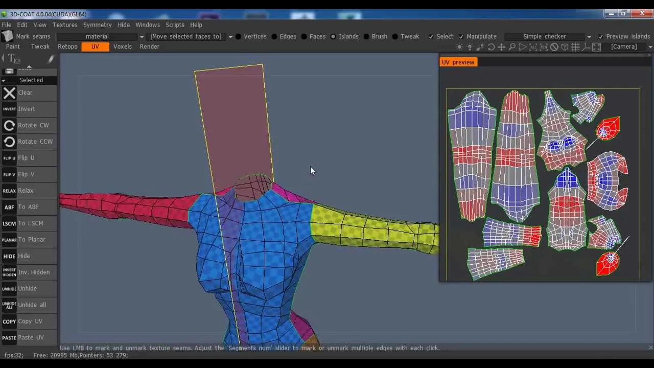 Tutorial UV Mapping en 3D Coat - YouTube