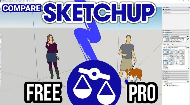 What Are The Differences Between SketchUp Free And SketchUp Pro