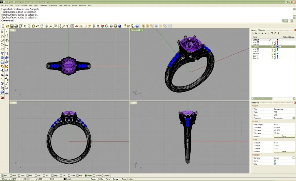 How To Use Rhino For Jewelry Rendering