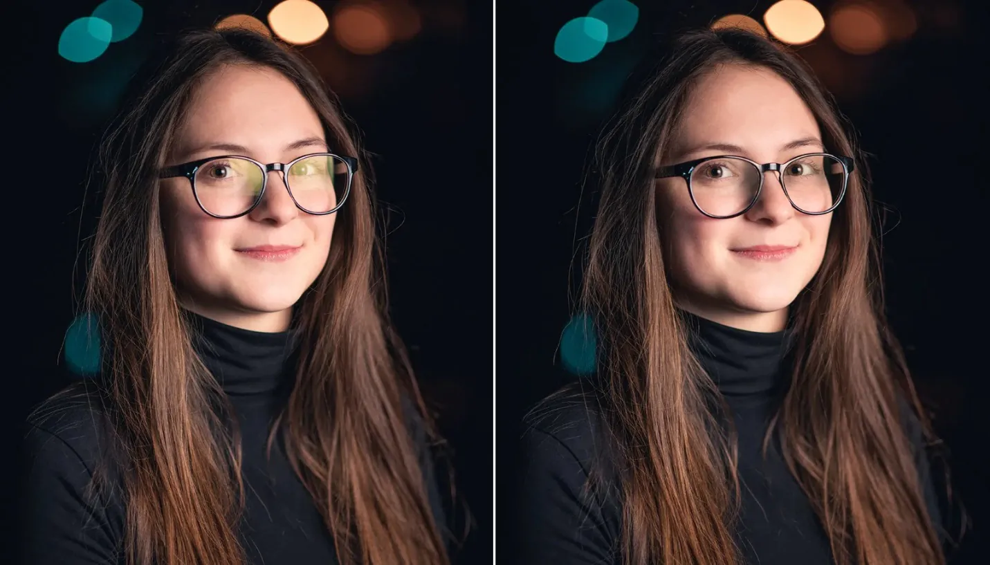 How to Easily Remove Glare from Glasses in Photos