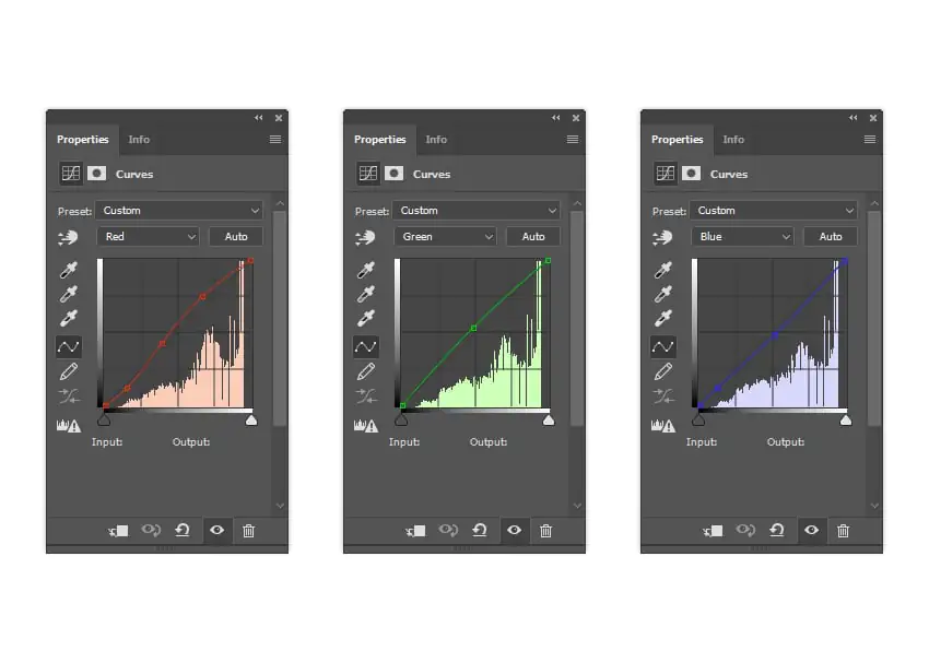 Adjusting curves