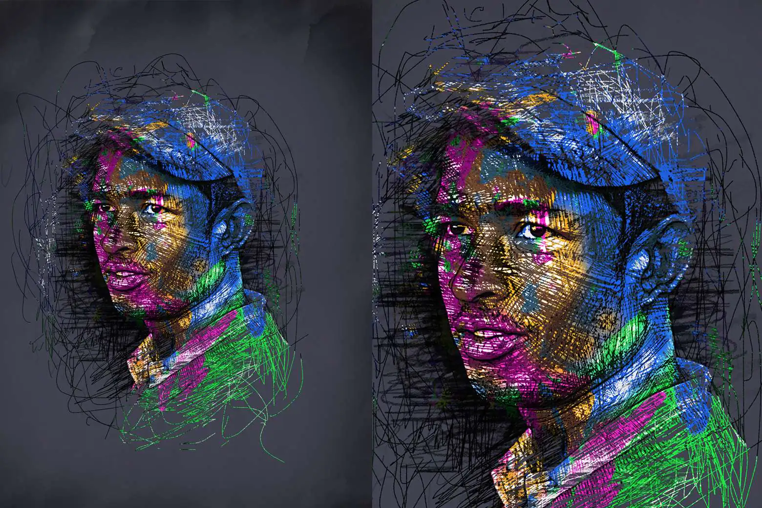 How to Transform Your Images Using the Scribble Action Technique