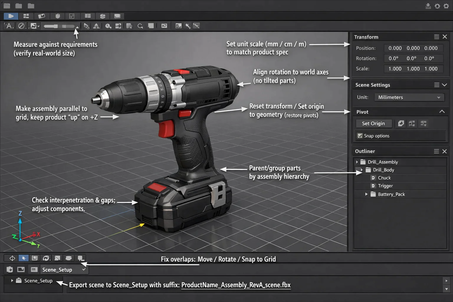 Export Marketing-Ready 3D Assets