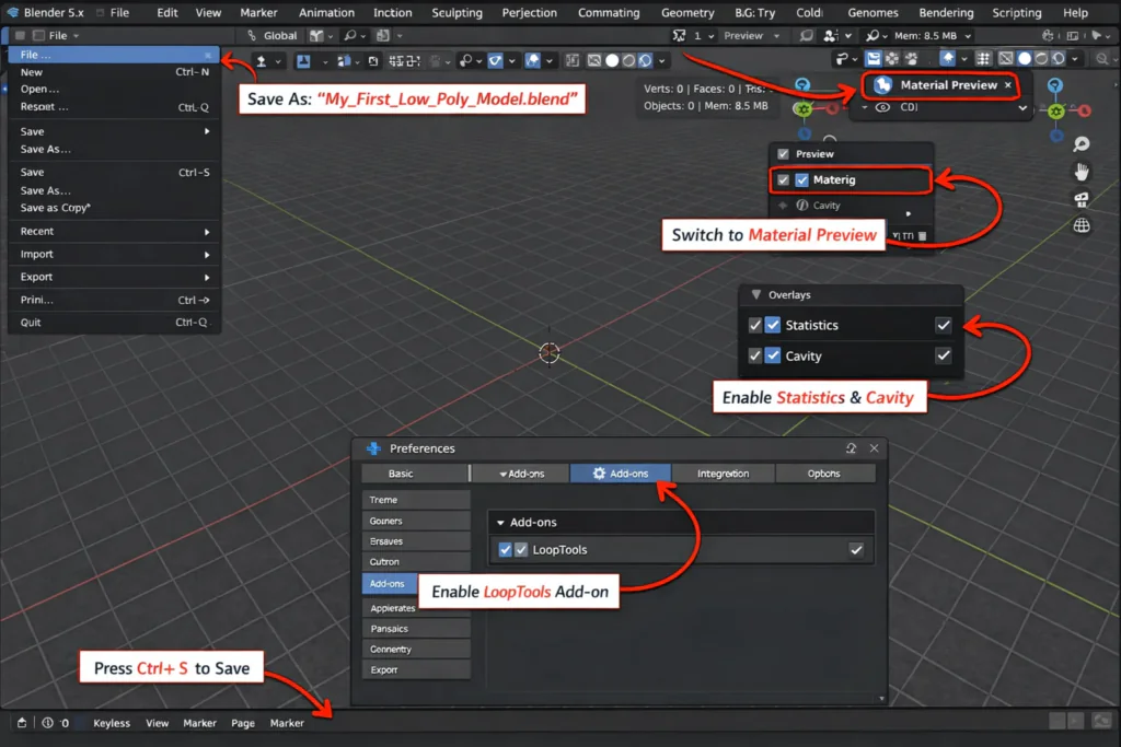 Step 1: Get Blender Ready and Set Up Your Scene