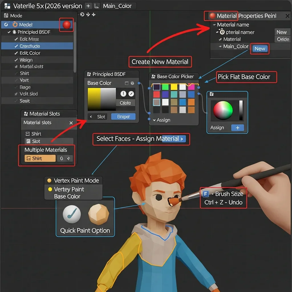 Materials, Coloring & Simple Texturing