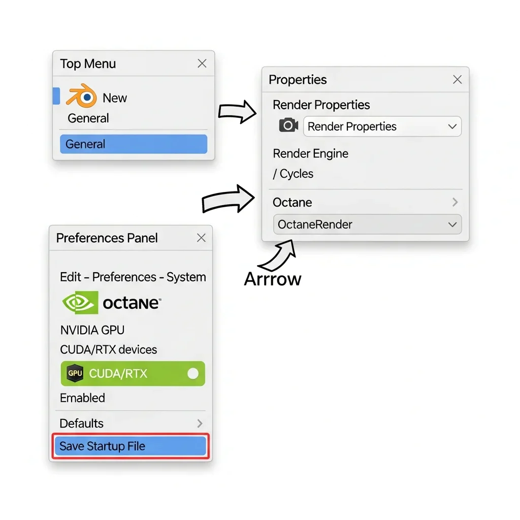 Configure Blender for Octane Rendering