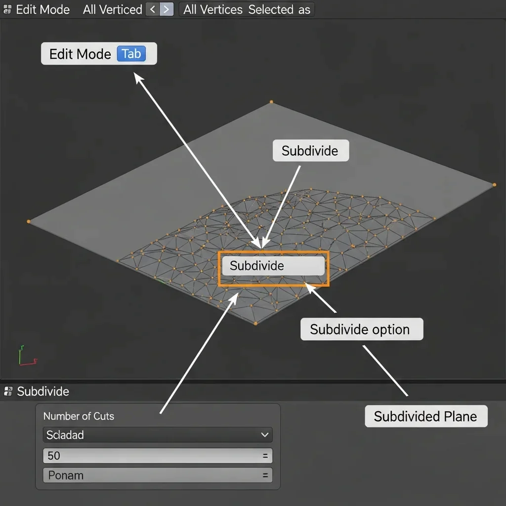 Subdivide the Plane to Increase Geometry