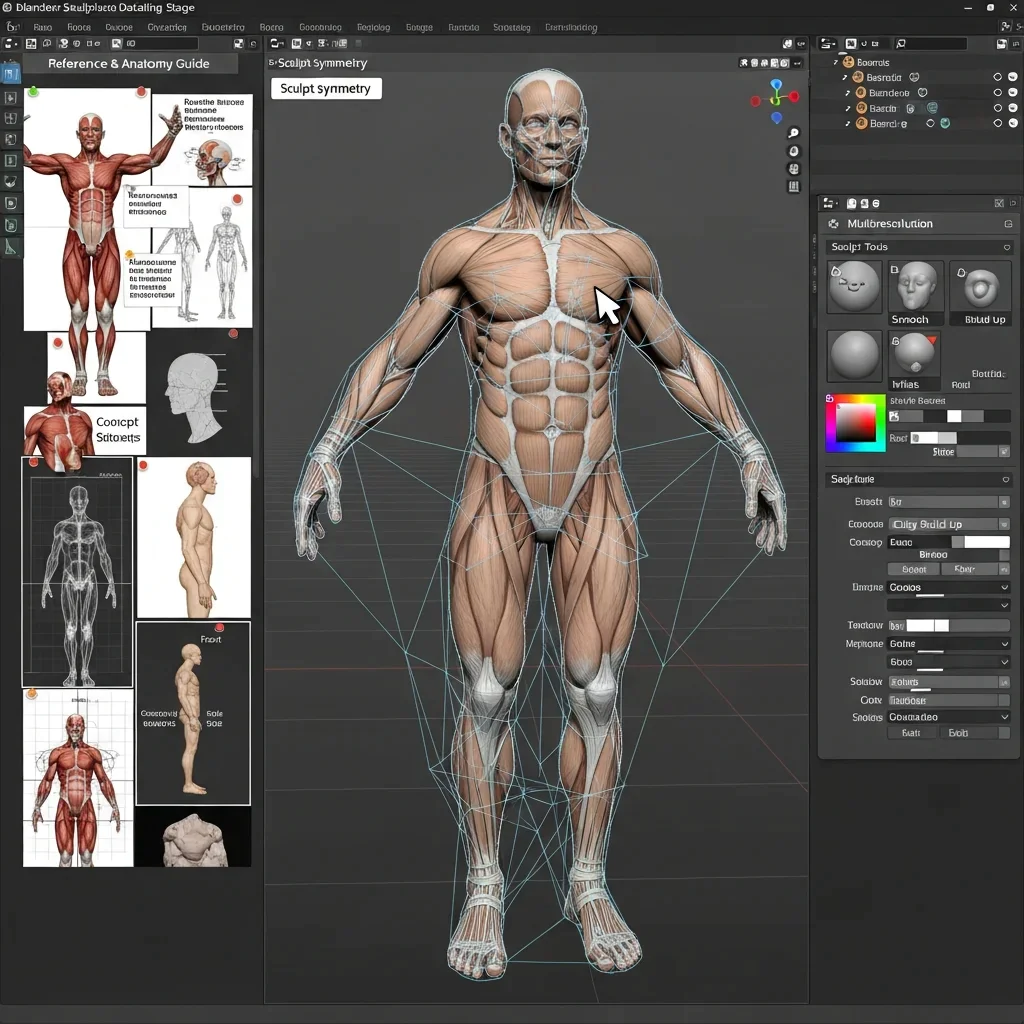 Add Details Using Sculpting
