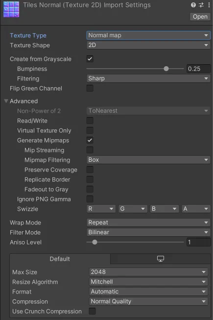 Test the Normal Map in a Game Engine