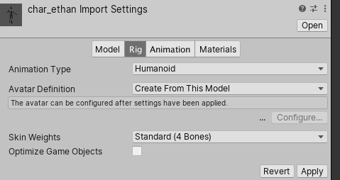 Export to Unity or Unreal