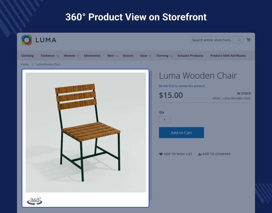 Add the 360° Product View to Your E-Commerce Store