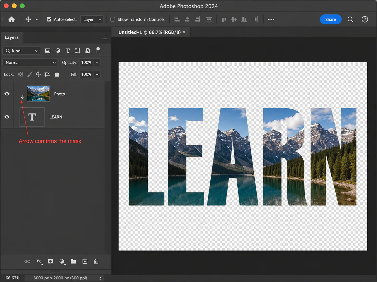 How a Clipping Mask Works