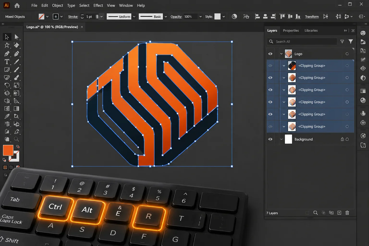 Release All Clipping Masks in One Step on Windows and Mac